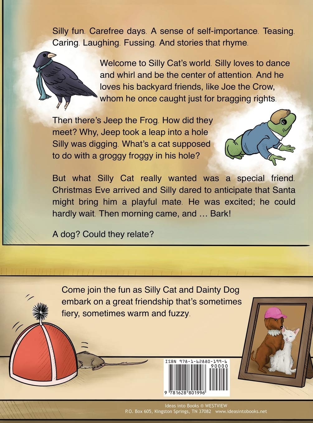 Silly Cat and Friends Frolic Boldly by Lorraine Abrams