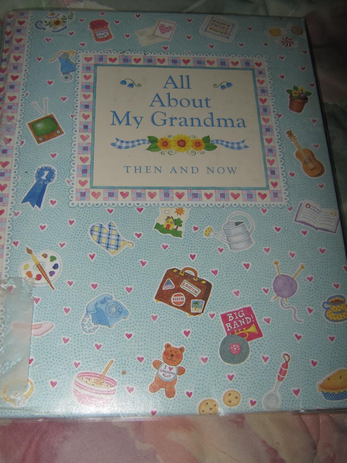 All About My Grandma Then and Now Scrapbook