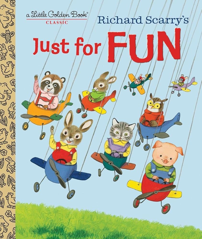 Richard Scarry's Just For Fun (Little Golden Book) cover image