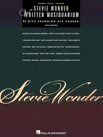 Stevie Wonder - Written Musiquarium cover image