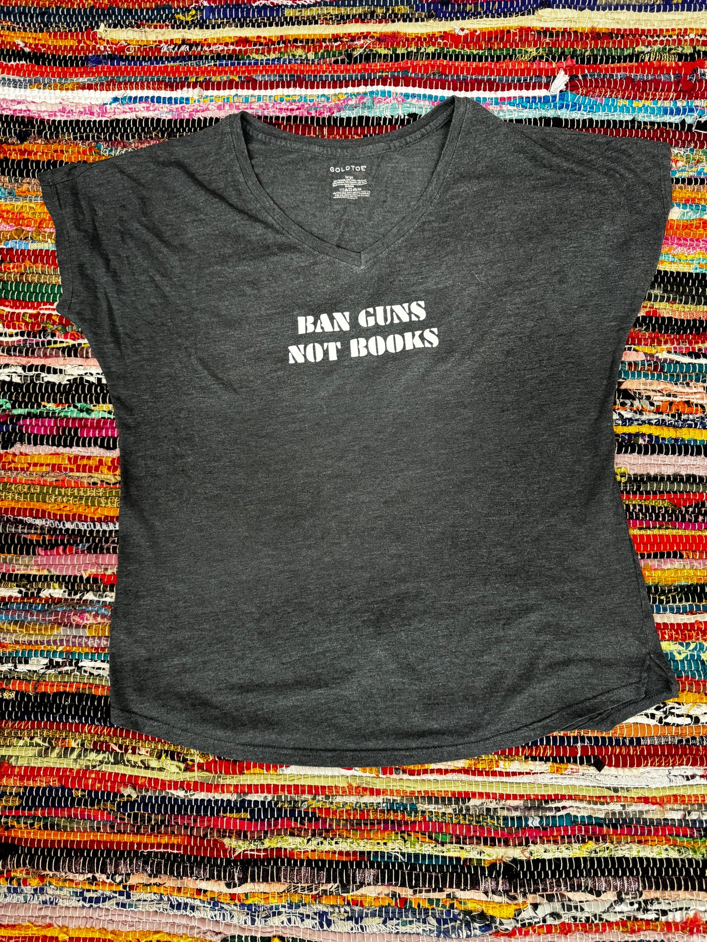 Ban Guns Not Books T-shirt by The Spine Bookshop