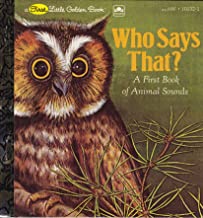 Who Says That by Marguerite Muntean Corsello Board Book
