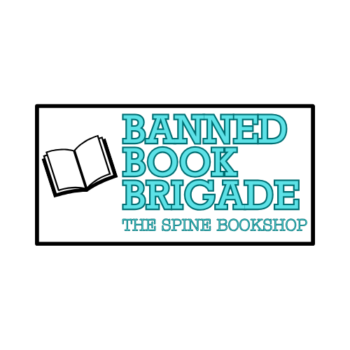 Banned Book Brigade Tshirt (colors and sizes varies).