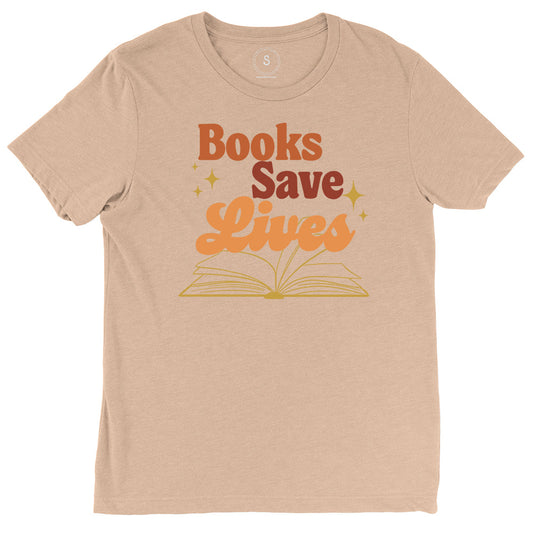 Books Save Lives Classic Tee