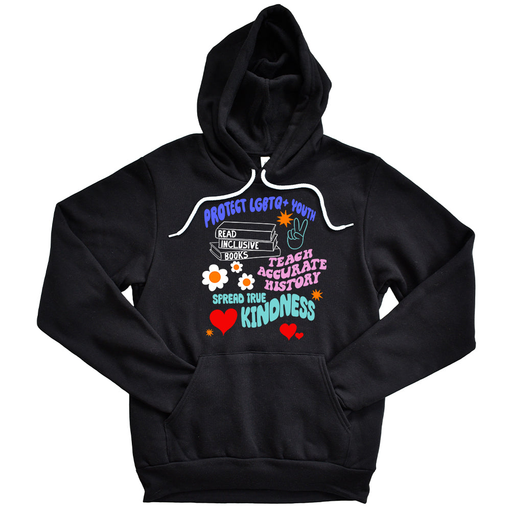 Protect, Read, Teach, Spread Pullover Fleece