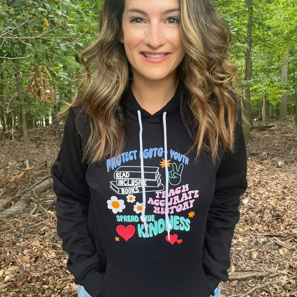 Protect, Read, Teach, Spread Pullover Fleece