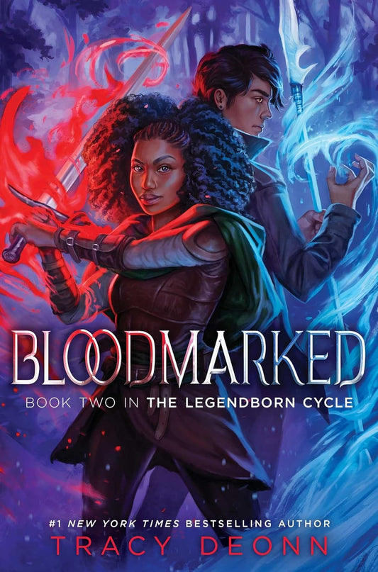 Bloodmarked by Tracy Deonn Book 2 in The Legendborn Cycle.