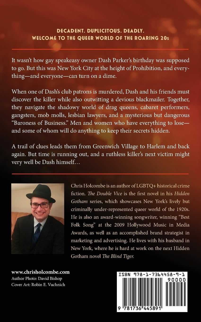 The Double Vice - the 1st Hidden Gotham Novel by Chris Holcombe