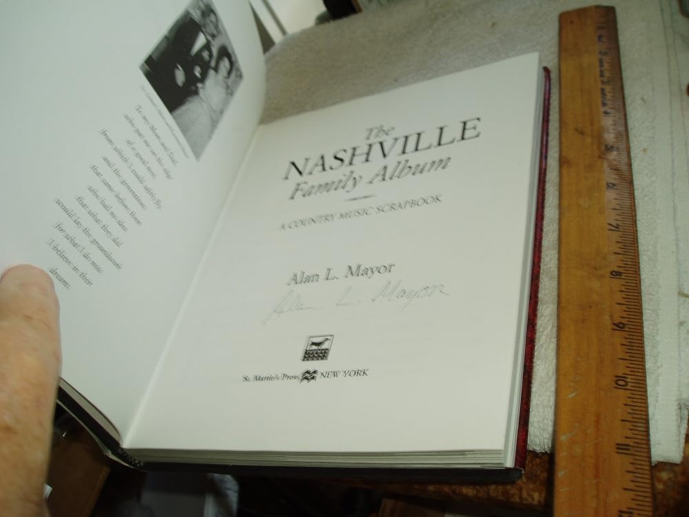 The Nashville Family Album: A Country Music Scrapbook cover image
