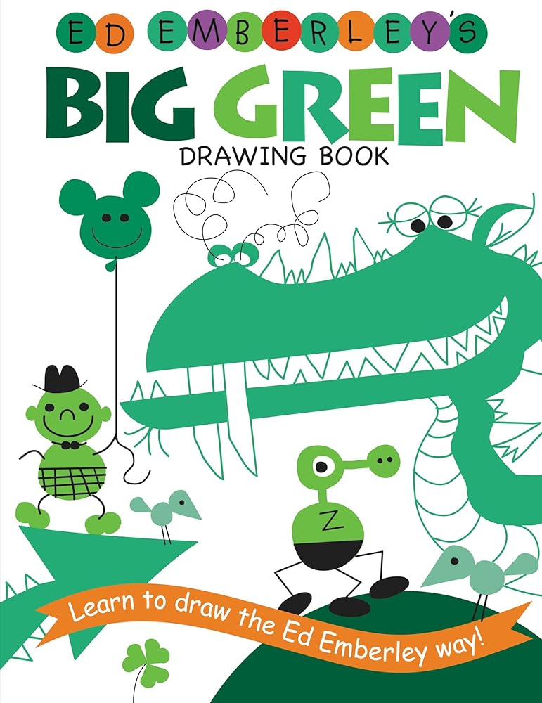 Ed Emberley's Big Green Drawing Book cover image