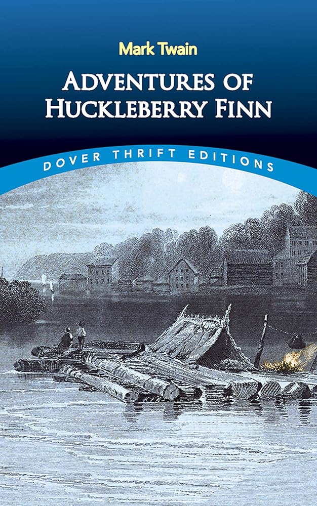 Adventures of Huckleberry Finn (Dover Thrift Editions: Classic Novels) cover image