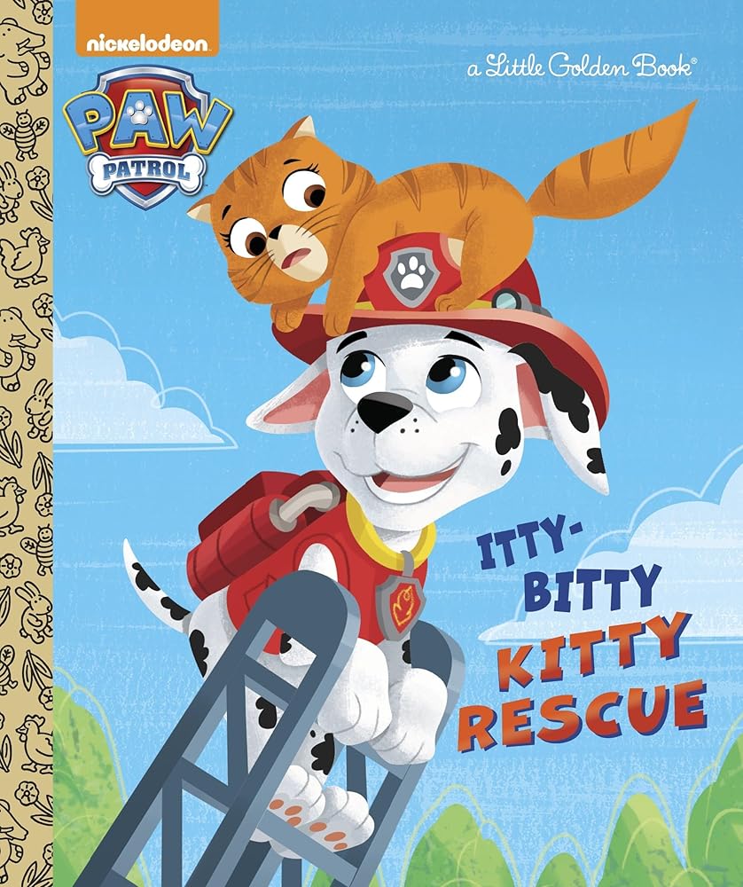 The Itty-Bitty Kitty Rescue (Paw Patrol) (Little Golden Book) cover image
