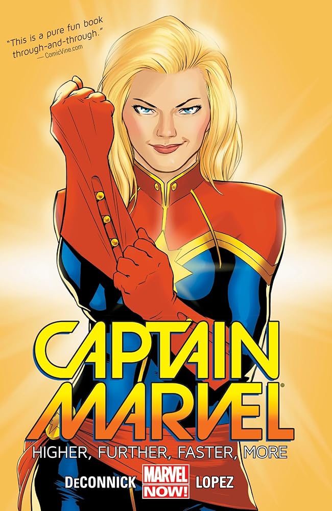CAPTAIN MARVEL VOL. 1 HIGHER, FURTHER, FASTER, MORE cover image