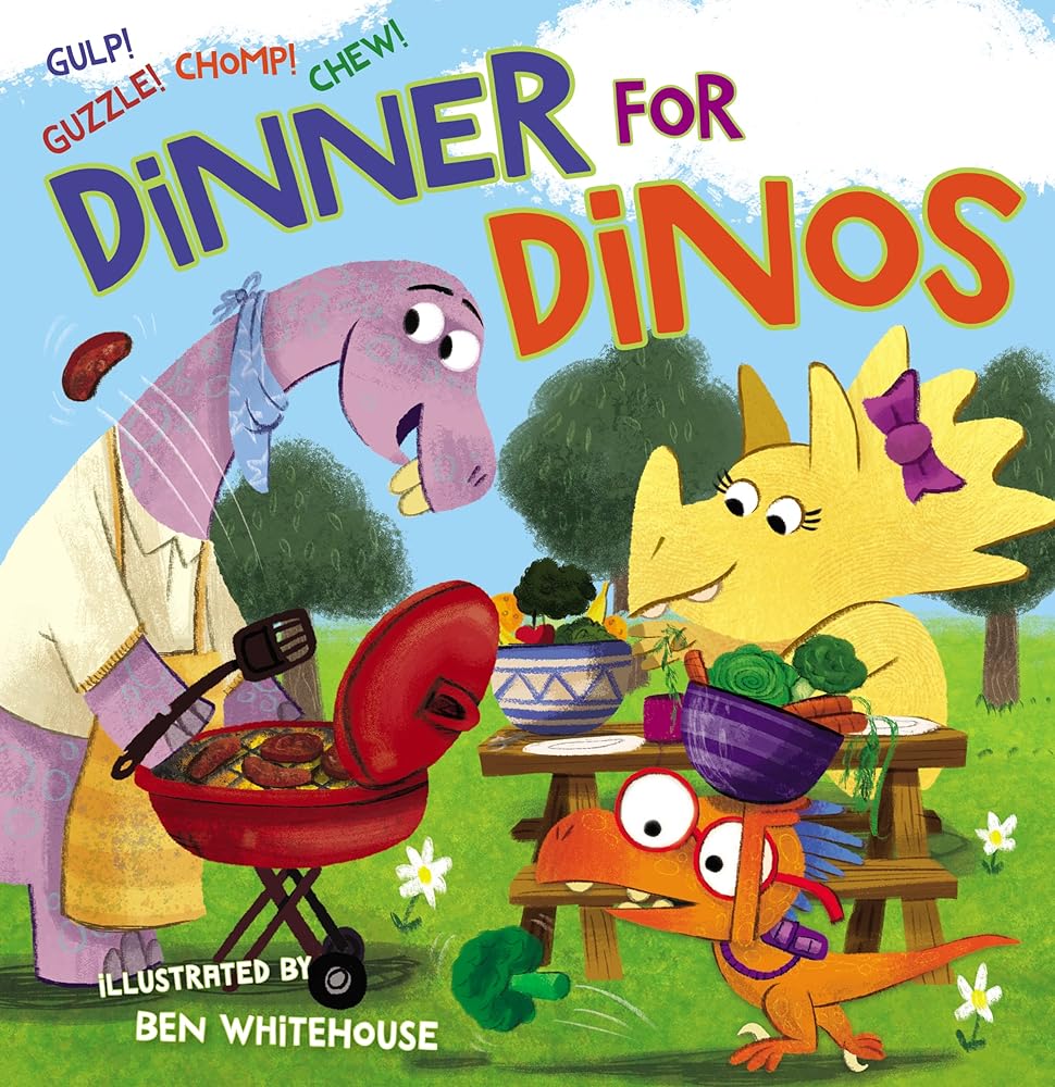 Dinner for Dinos: Gulp, Guzzle, Chomp, Chew cover image