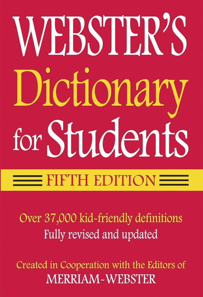 Webster's Dictionary for Students, Fifth Edition cover image