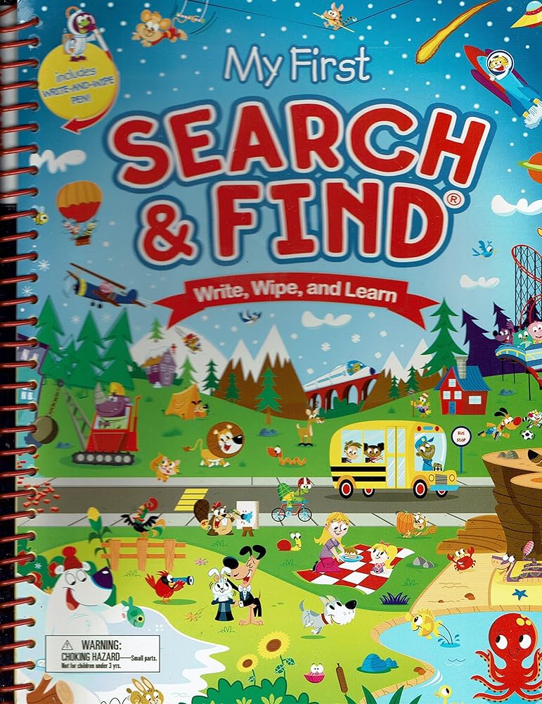 My First Search & Find Write, Wipe, and Learn cover image