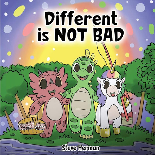Different is NOT Bad: A Dinosaur’s Story About Unity, Diversity and Friendship. (Dinosaur and Friends) cover image