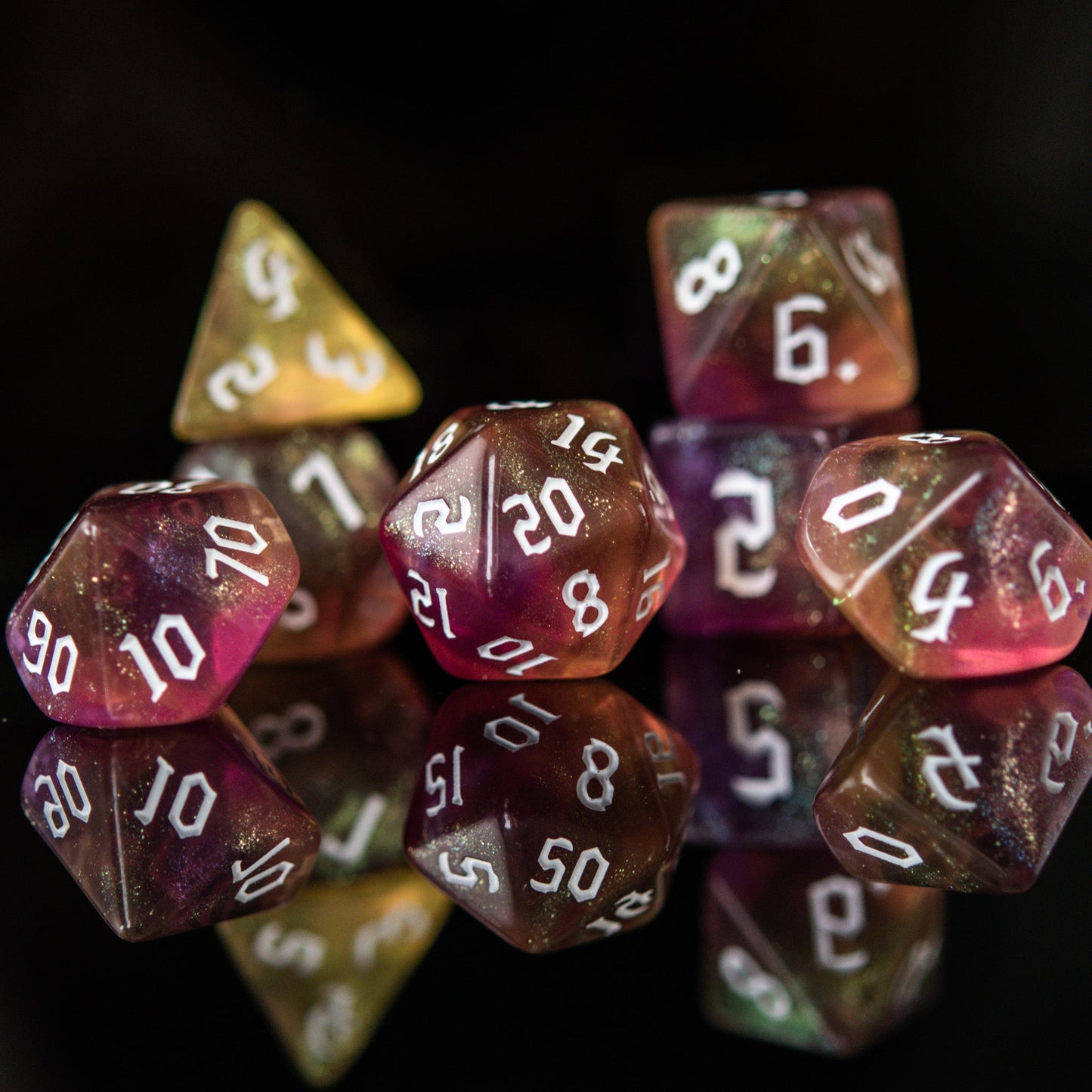 Barbarian Class Acrylic Dice Set