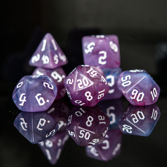 Warlock Class Acrylic Dice Set