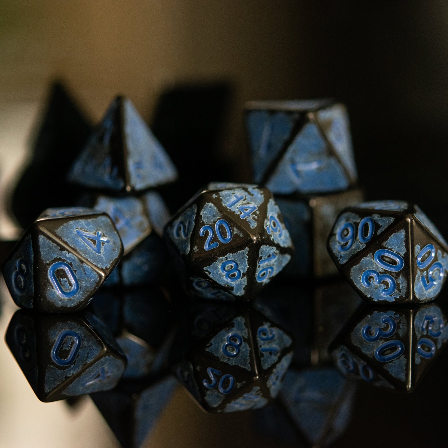 Corrosive Acrylic Dice Set