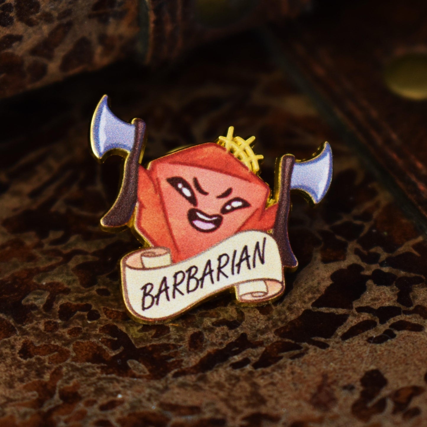 Barbarian Class Pin