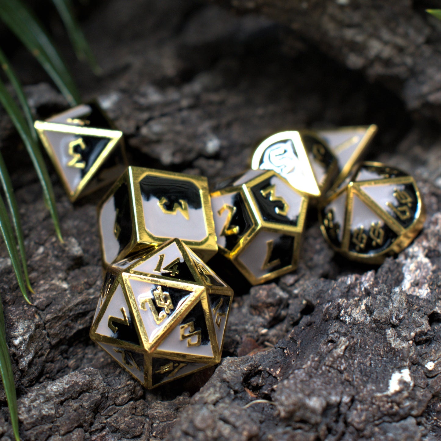 Portrait Metal Dice Set