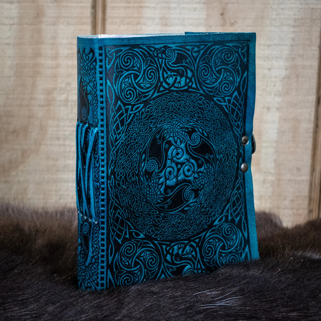 Celtic Ravens Leather Journal