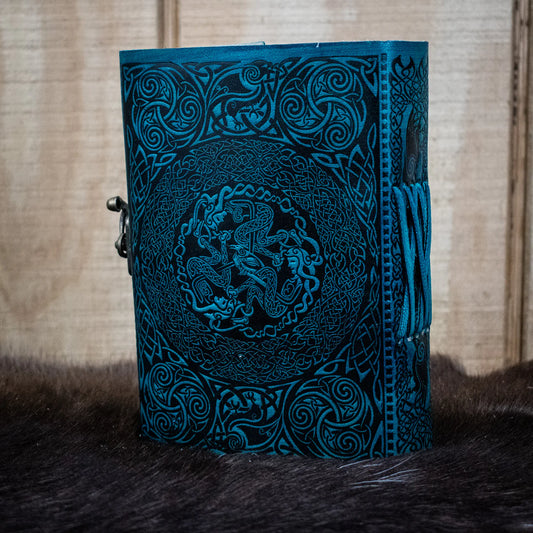 Celtic Ravens Leather Journal