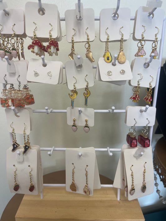 Enamel Earrings