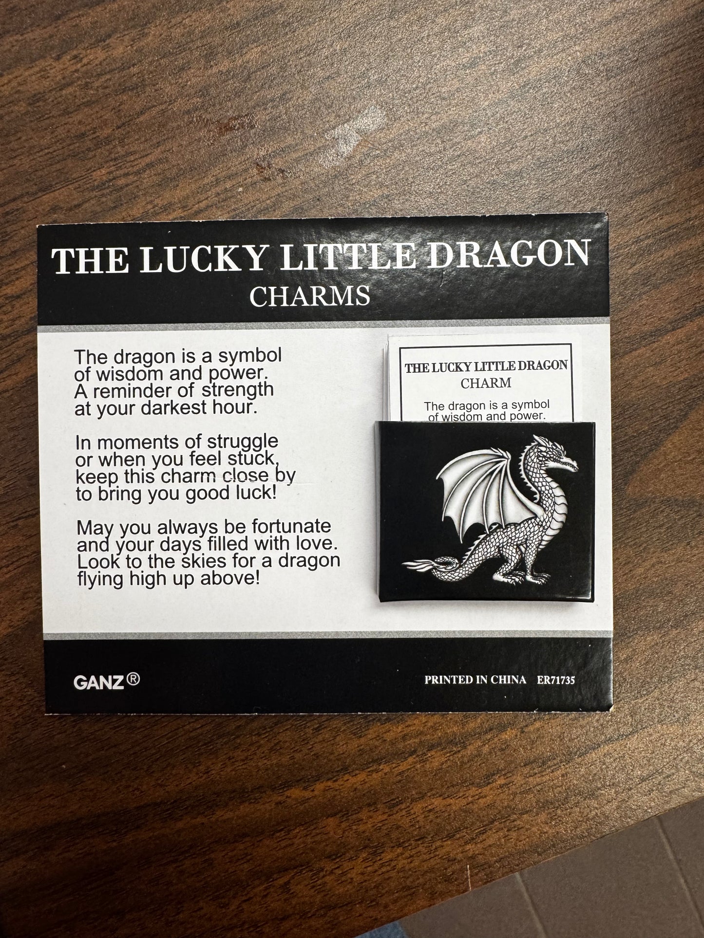 The Lucky Little Dragon Charm