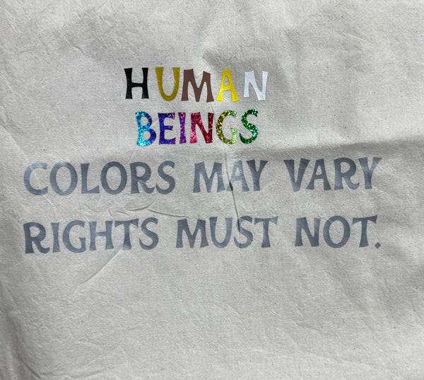 Human Beings LGBTQ  tote bag
