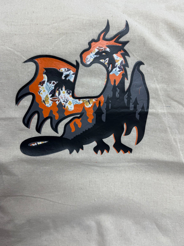 Dragon tote bag