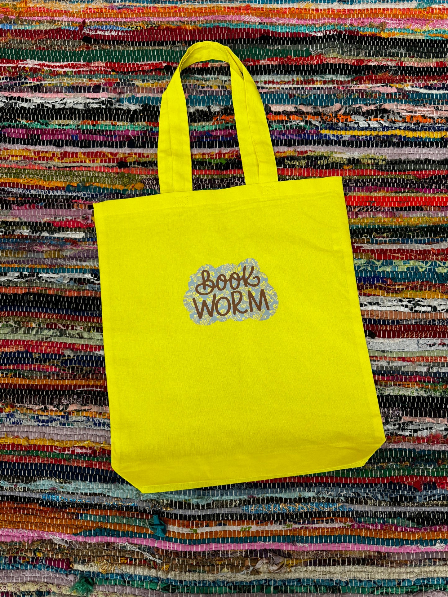 Tote Bag Book Worm by Adam Creations LLC