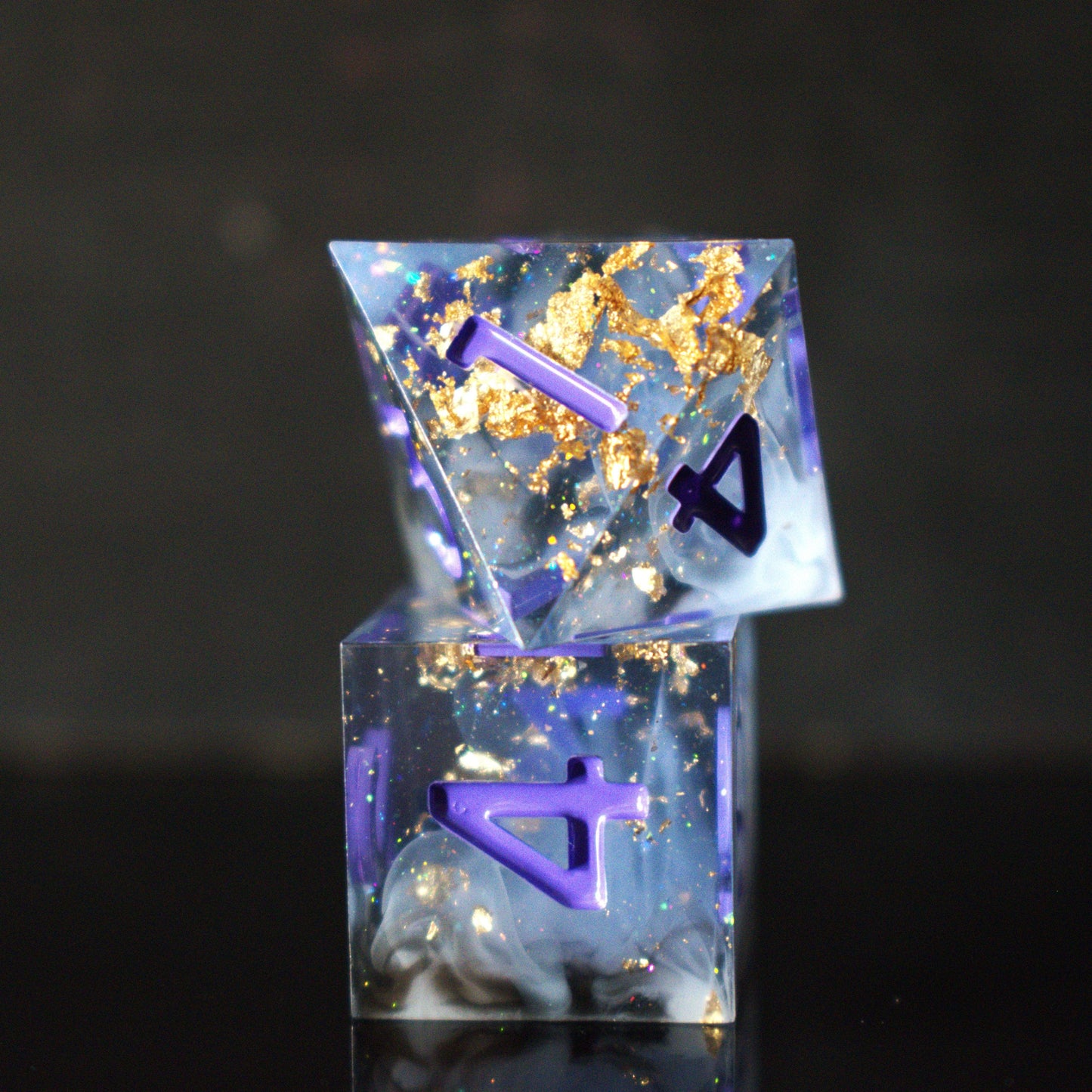 Mirage Arcane Sharp-Edged Resin Dice Set