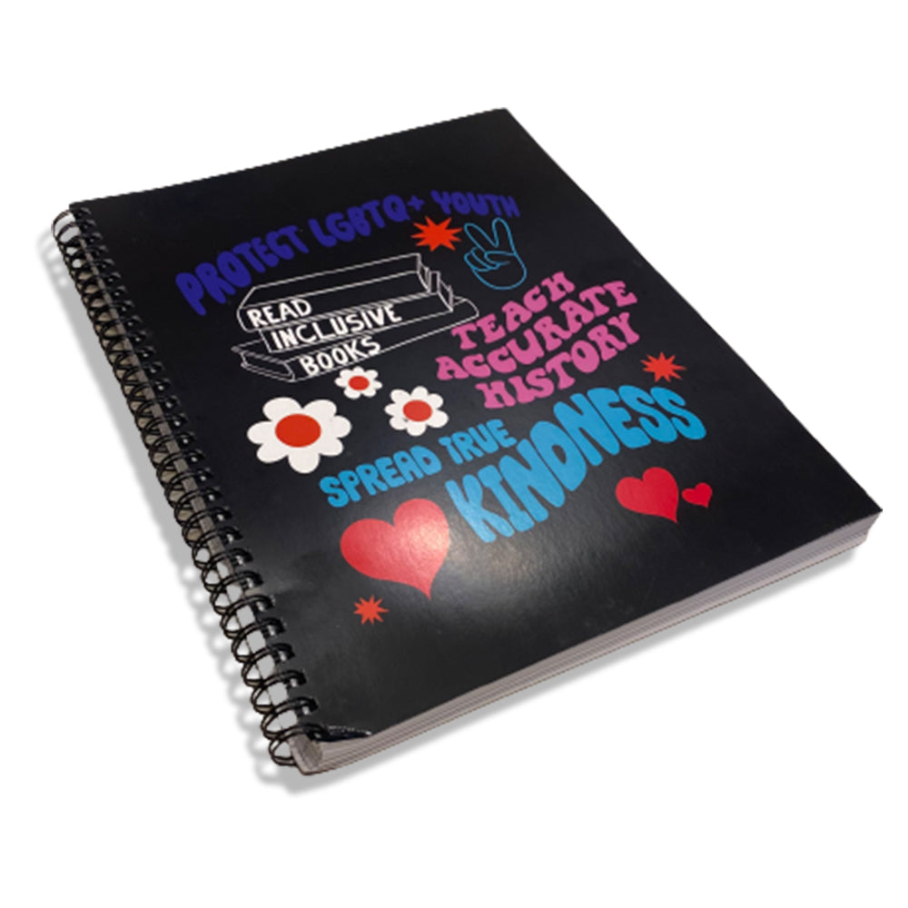 Protect, Read, Teach, Spread Spiral Notebook