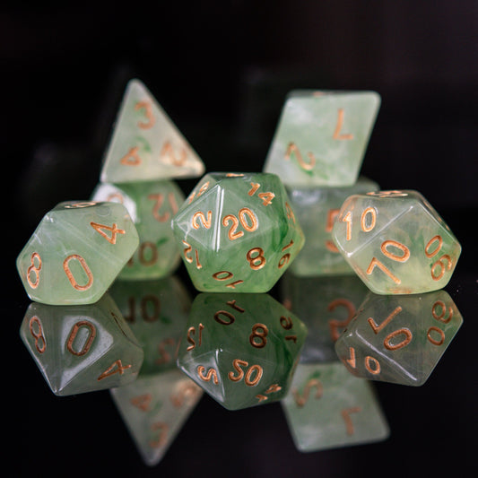 Elixir of Water Breathing Acrylic Dice Set