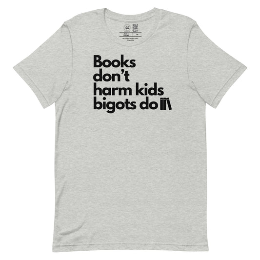 Books Don't Harm Block Classic Tee
