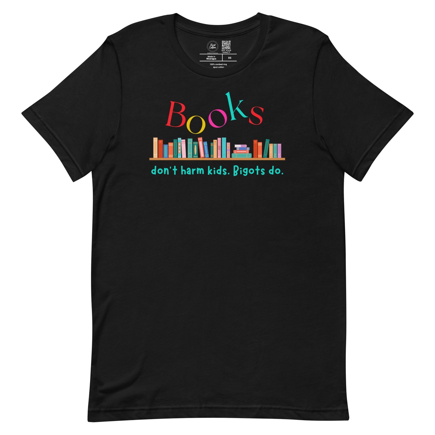 Books Don't Harm Stack Classic Tee