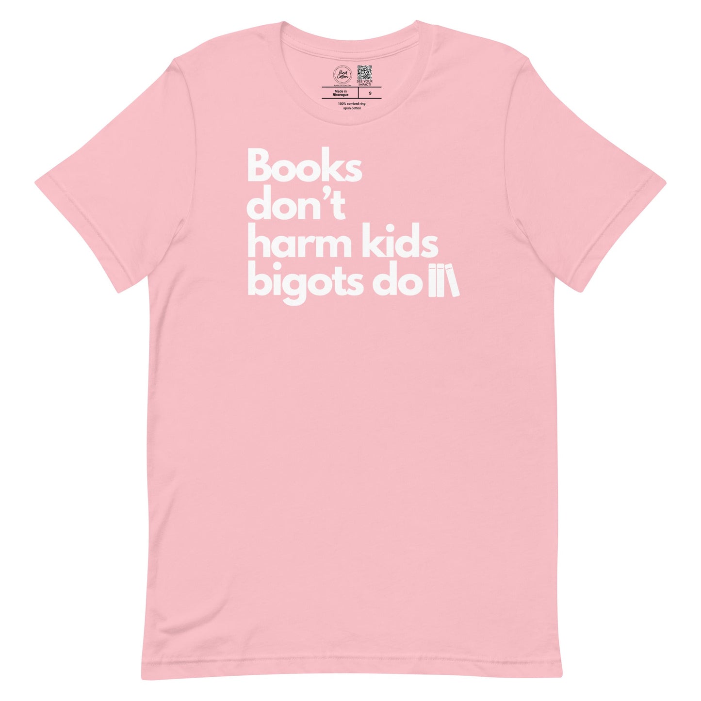 Books Don't Harm Block Classic Tee