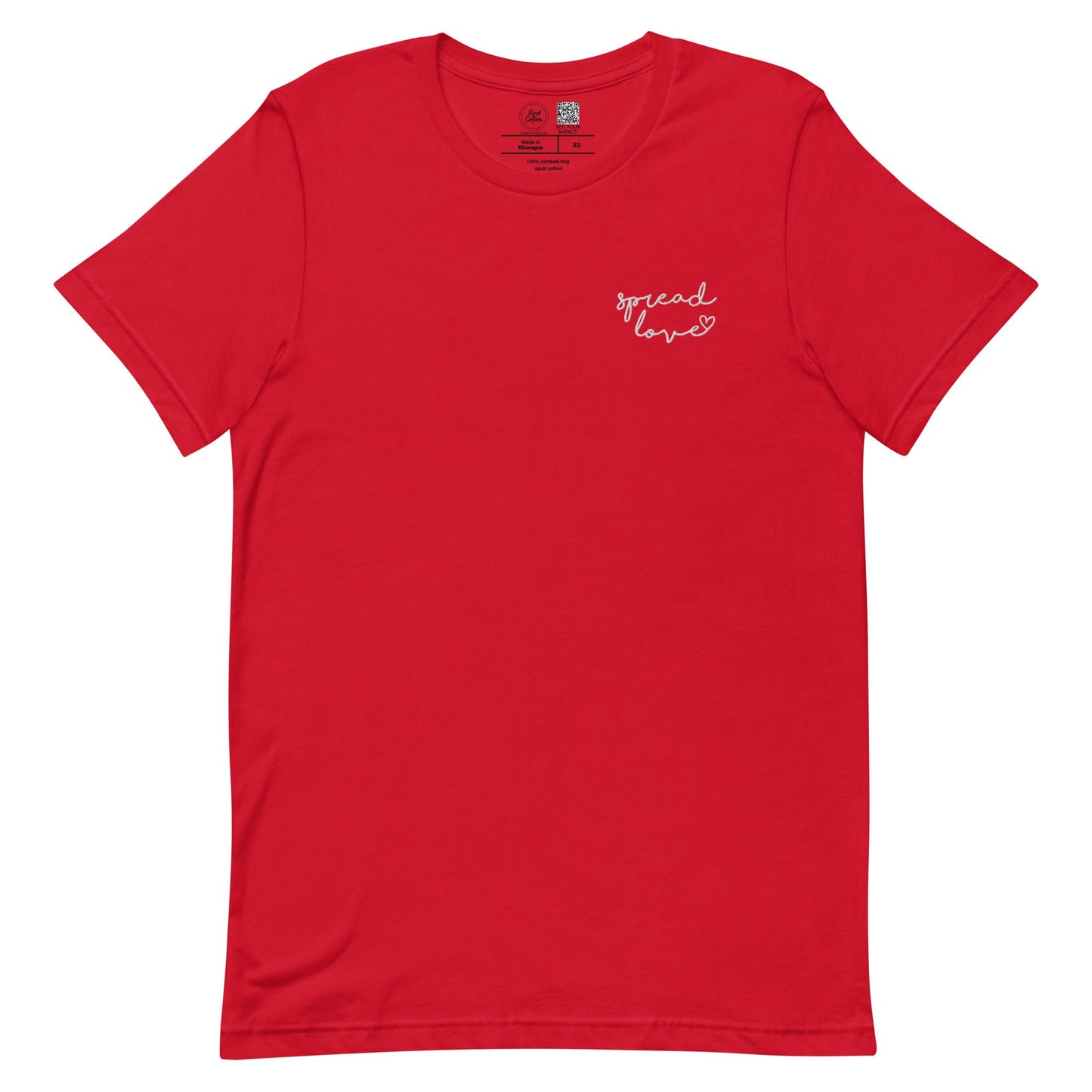 Spread Love Embroidered Classic Tee